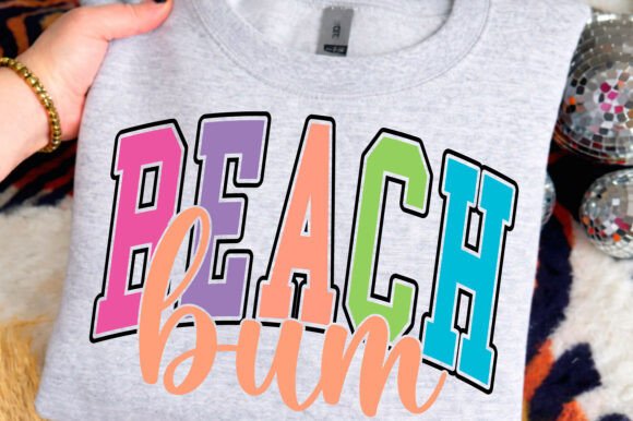 Beach Bum SVG, Retro Summer Svg