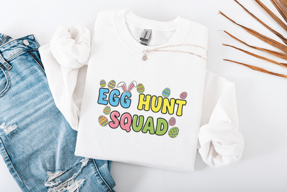 Egg Hunt Squad Easter SVG Retro Pattern Review