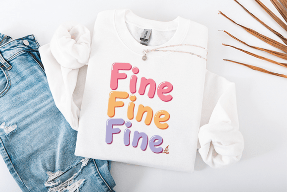 Fine Fine Fine SVG - Retro Colorful Review