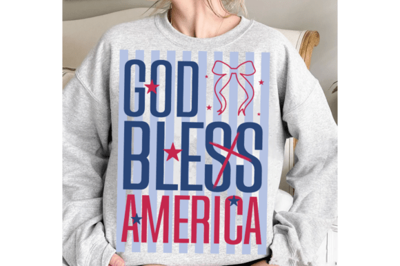 God Bless America Svg, Retro Stripes PNG