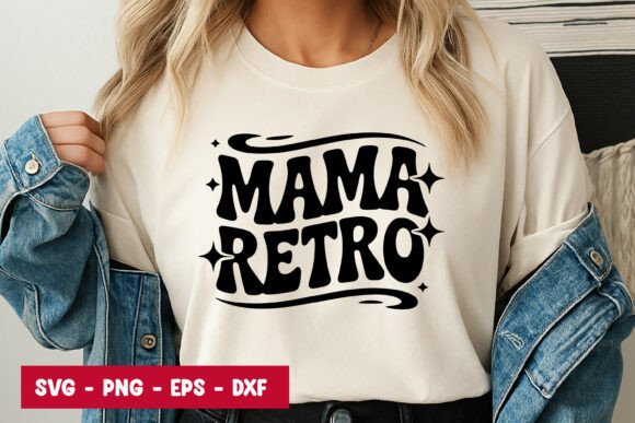 Mama Retro Typography SVG PNG Review