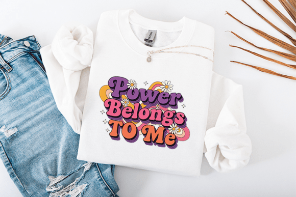 Power Belongs to Me SVG Retro Groovy Review