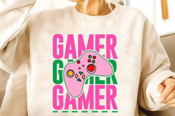 Retro Gamer SVG PNG, Cute Gamer