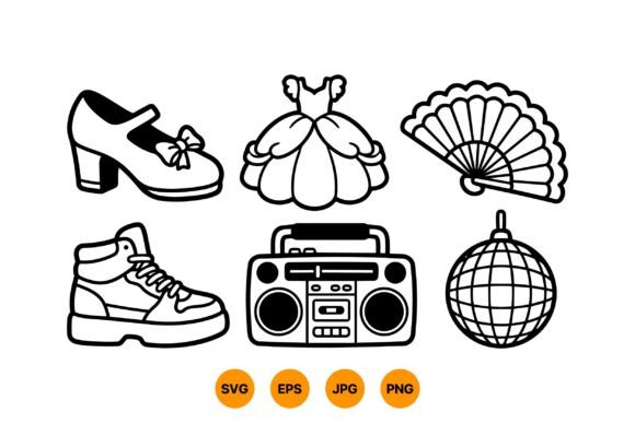 Retro Party SVG Icons Review