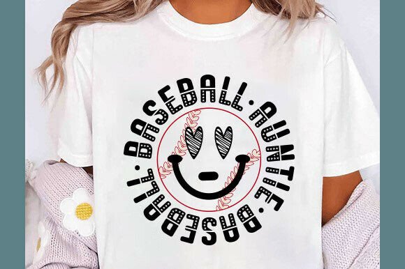 Review: Baseball Auntie Retro Varsity SVG PNG