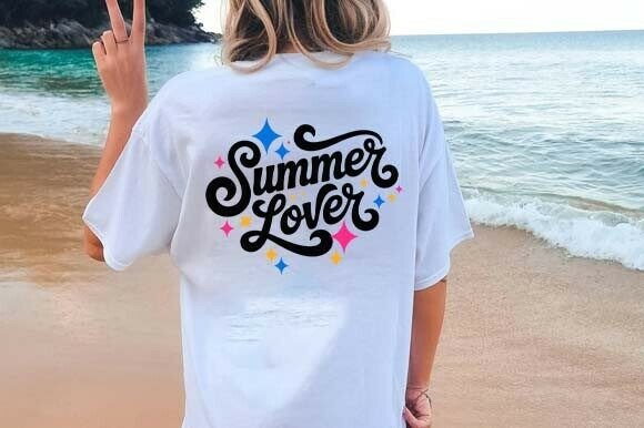 Summer Lover SVG - Retro Groovy Summer