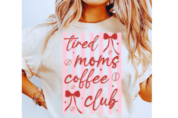 Tired Moms Coffee Club SVG, Retro Mama S Review